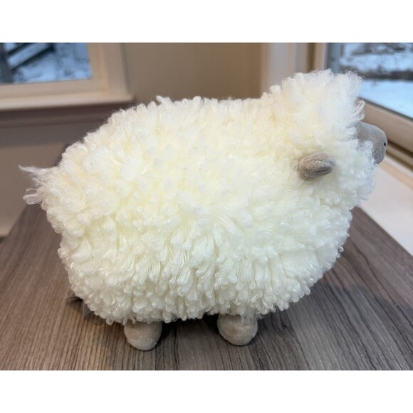 Jellycat London Small Cream Rolbie Sheep Plush Stuffed Animal Soft With Tags - Picture 3 of 11